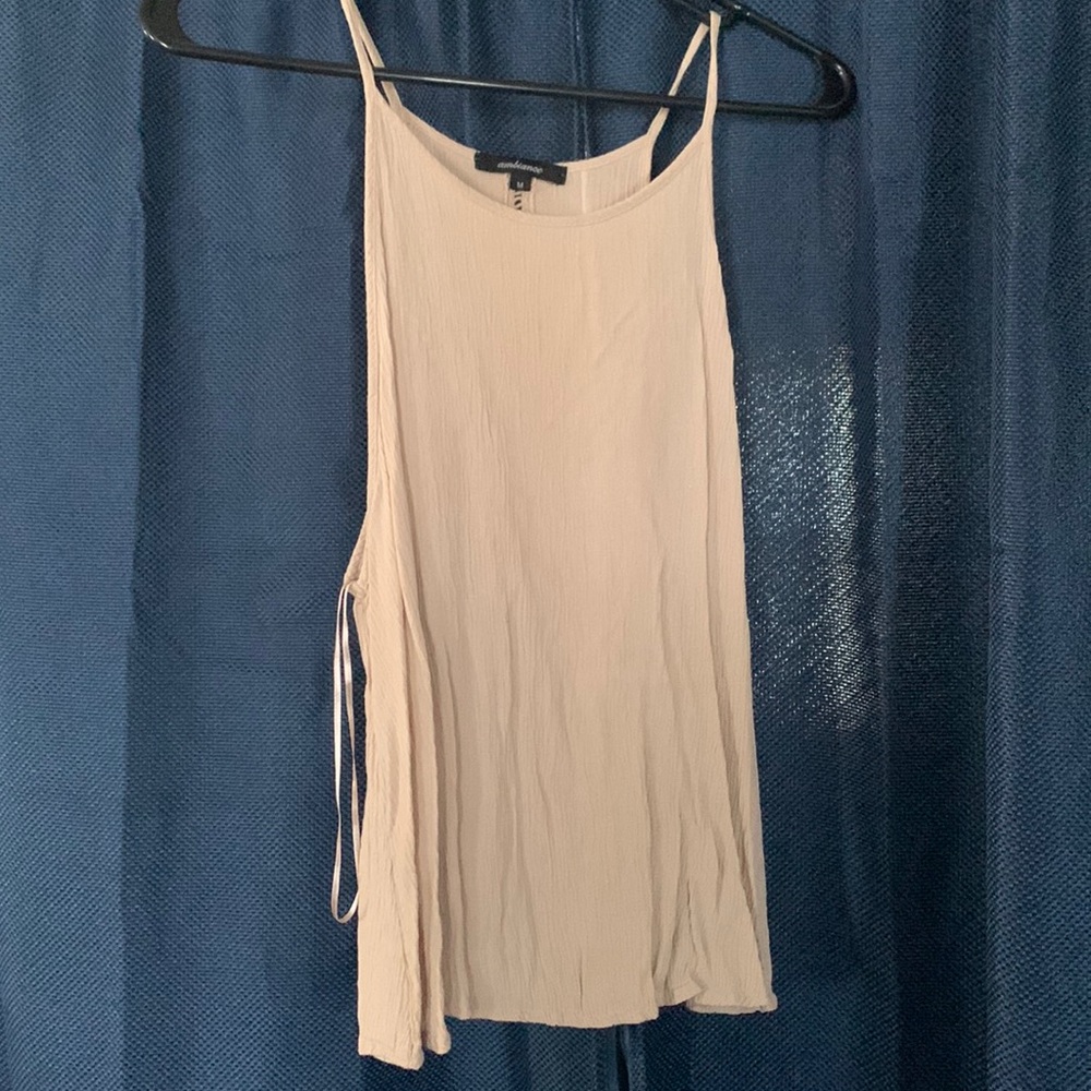 Tan light tank top